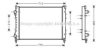 AVA QUALITY COOLING RT2233 Radiator, engine cooling